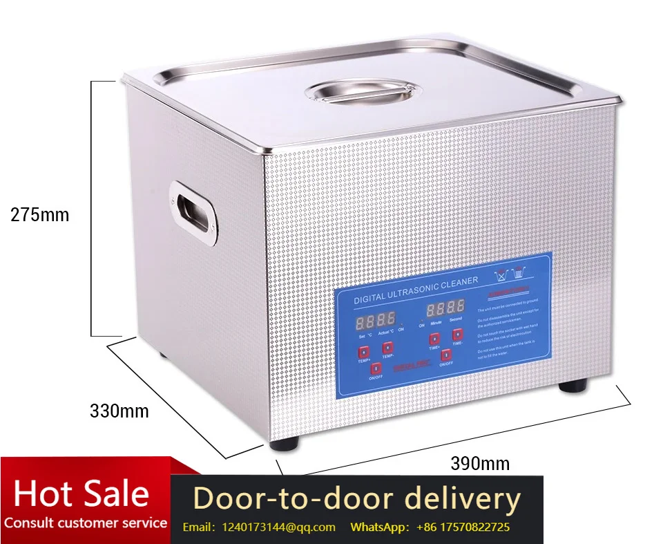 SN-60A 15L Electric Ultrasonic Cleaner Versatile Industrial Solution for Auto Engine Parts & Various Metal Instruments