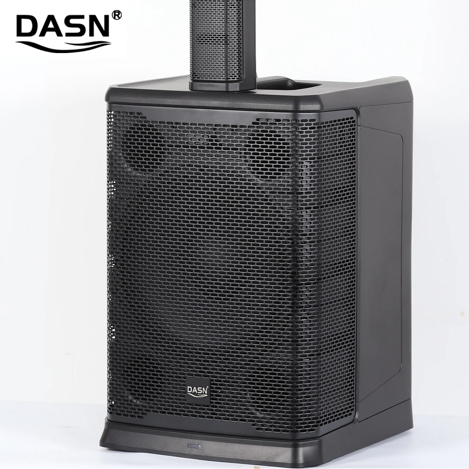 DASN B15 4000W Peak 1000W RMS Audio Dj Party Stage Indoor Outdoor Active Professional Column Speaker 12 Inch Subwoofer PA System