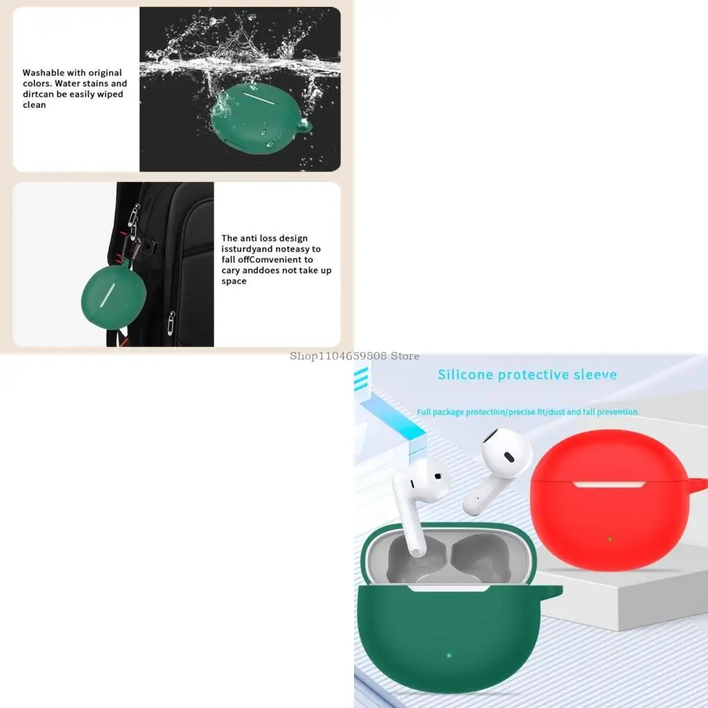 

Scratchproof Skin Washable Cover Housing Guard Nonslip Case Shell for Buds T01