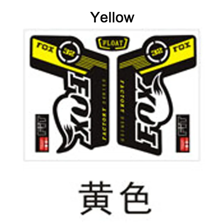 

Yellow Mountain Bike Front Fork Sticker / Classic for FOX FLOAT 32