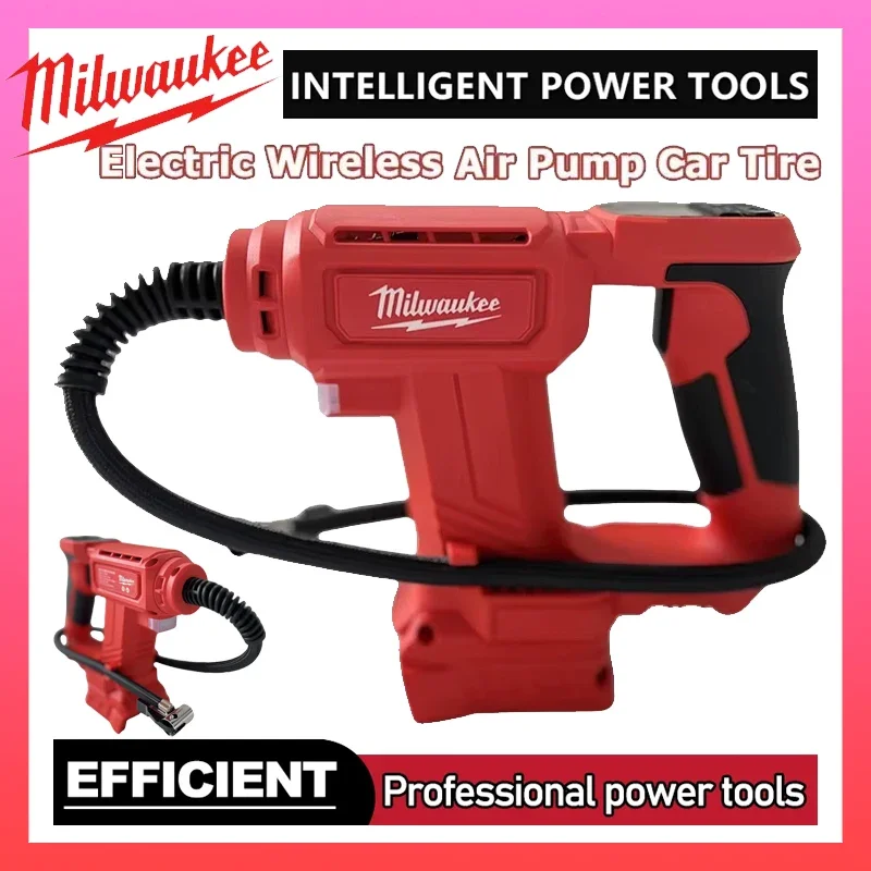 

Milwaukee Cordless Tire Inflator Air Compressor 150PSI Electric Air Pump with Digital Pressure Gauge Power Tools For 18V Battery