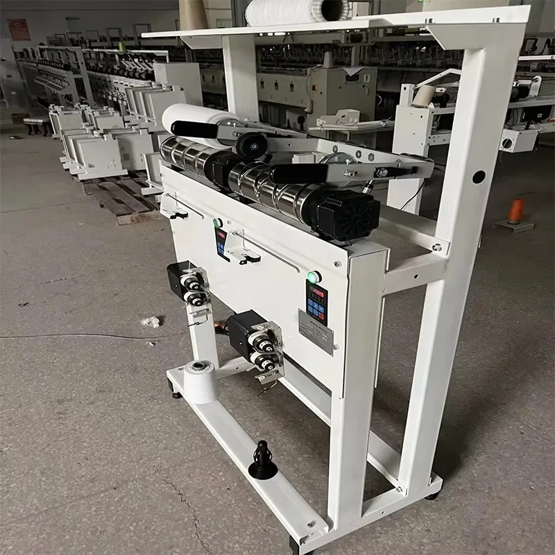 Yarn Rewinding Machine for Different Winding Purpose with Grooved Drums Winder