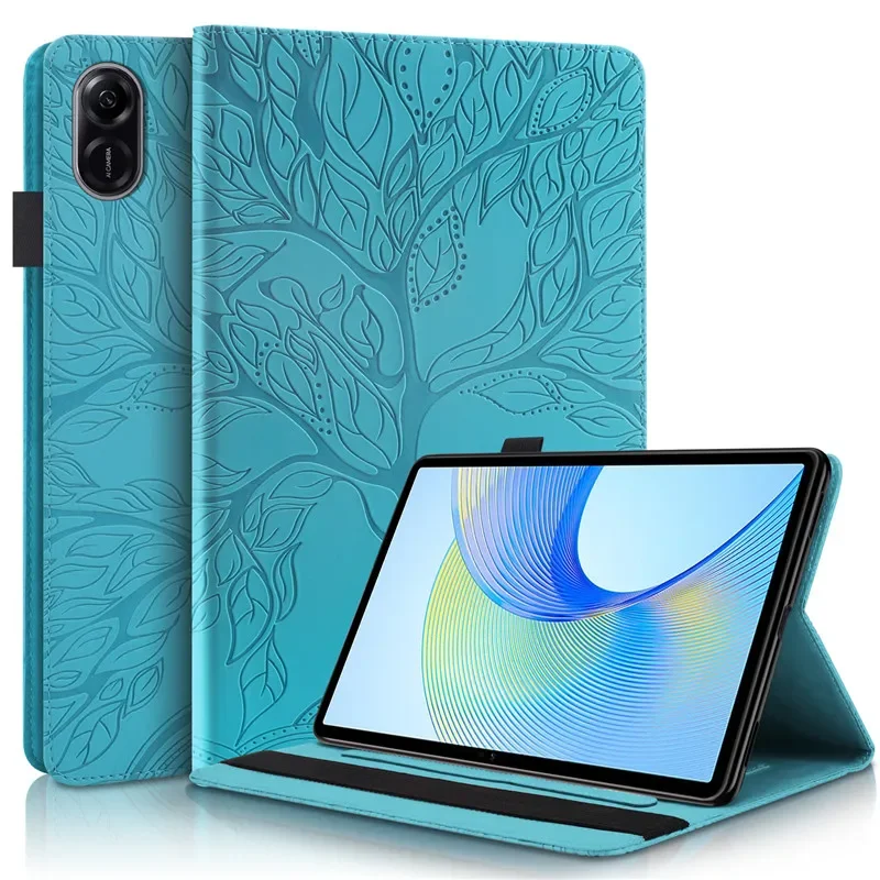 Funda for Honor Pad X9 Case 11.5 inch Imprinted Tree Wallet Stand Back Silicone Shell for Honor Pad X8 Pro X9 LTE Tablet Cover