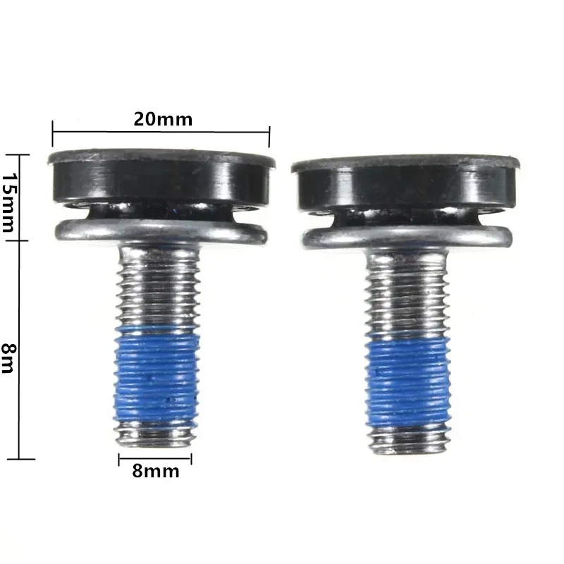 2/4/10pcs M8x15mm Mountain Bike Hex Head Crank Arm Bolts Bicycle Axle Bolt Waterproof Screw Bicycle accessories Repair Tools