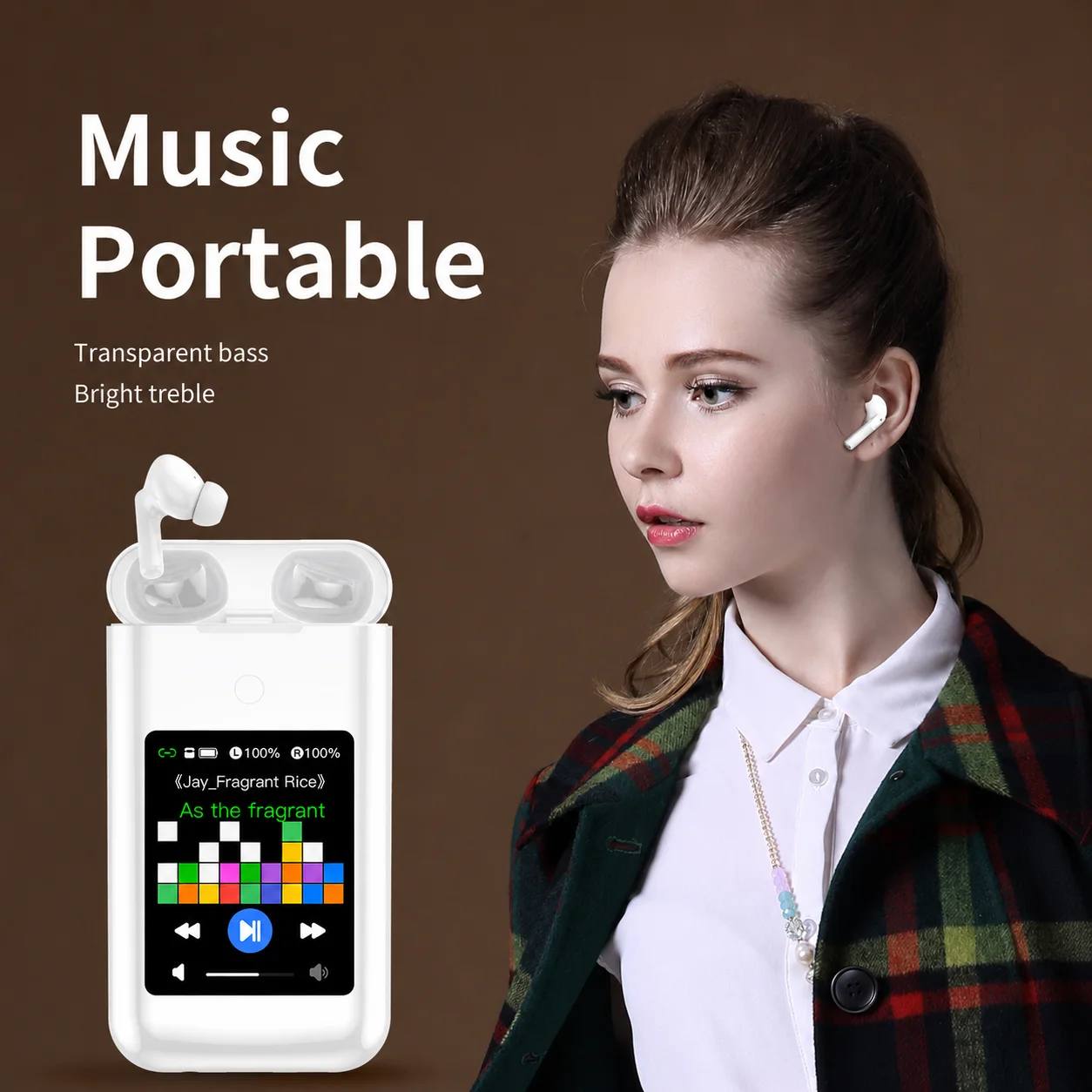 2026 New A92 BOX TWS Bluetooth Earphones With Color Display Power Bank Charging Case Reverse Charging Multi Tools Wireless