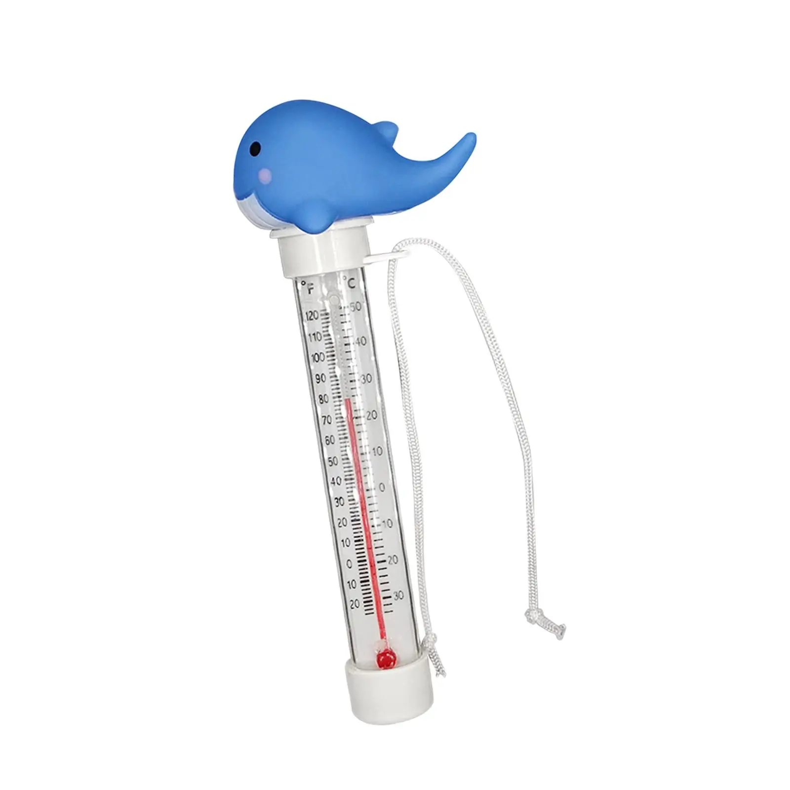 漫画風プール温度計 浮遊式 防水PVC 測定ゲージ 屋外/屋内/浴槽/スパ/水槽用