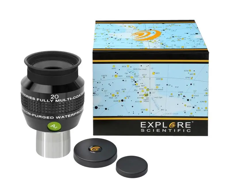 ES 68-degree Ultra-wide-angle 16mm Eyepiece, Argon-filled, Waterproof and Mildew-proof