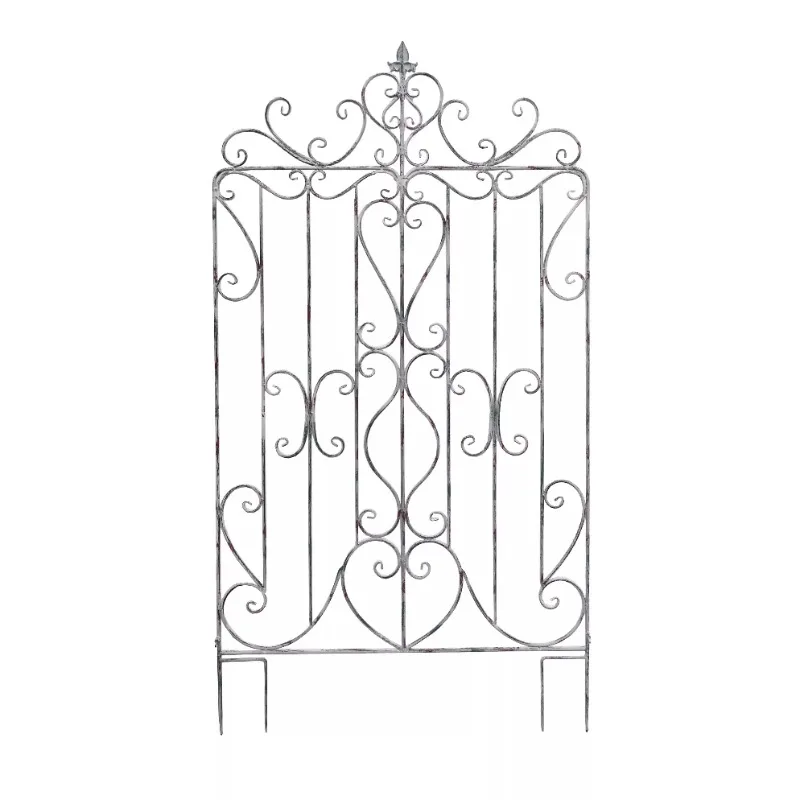 

European and American climbing wrought iron screen climbing vine flower stand decorative clematis rose bracket outdoor fence