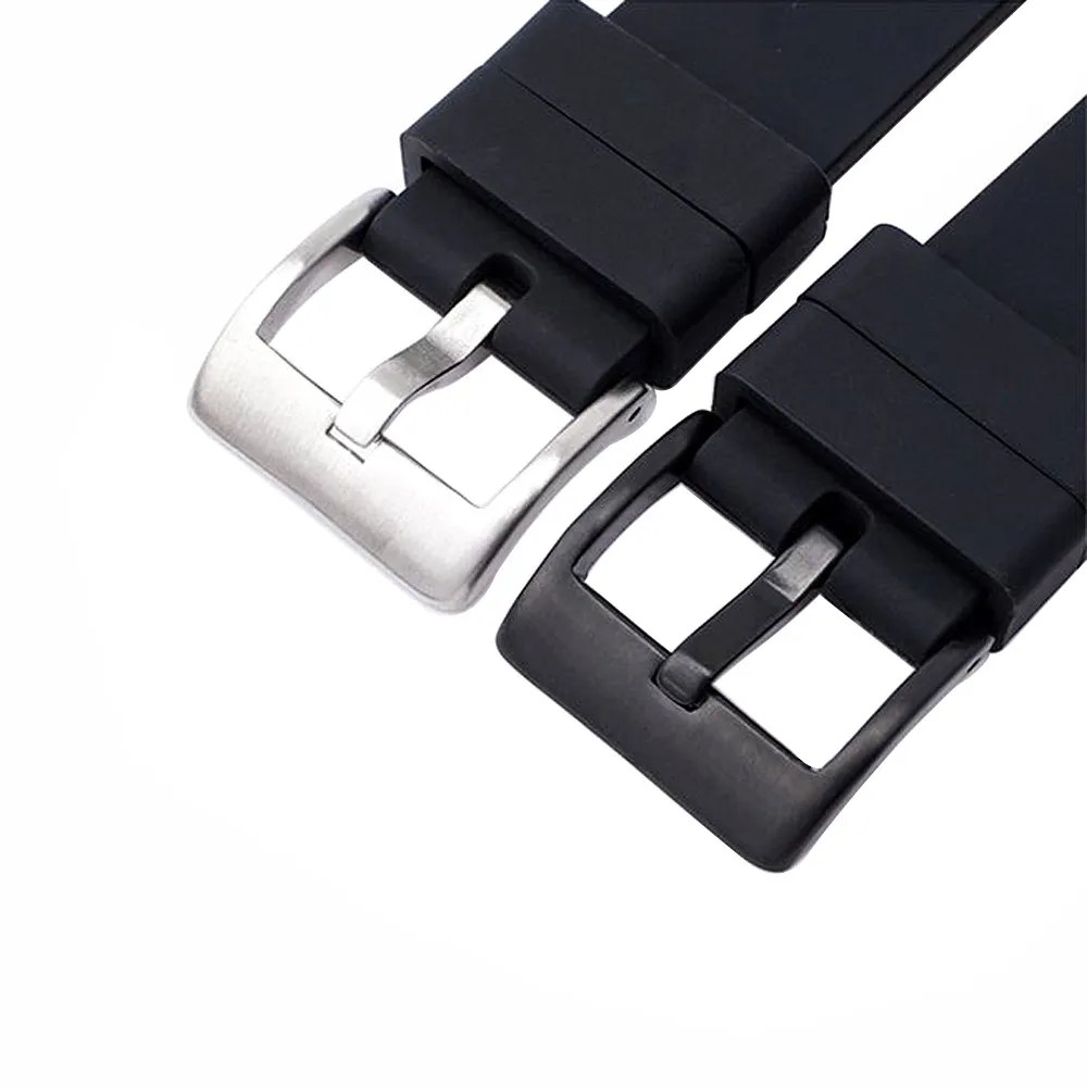 Men Women Silicone Strap 20mm 22mm Waterproof Sports Soft Rubber Watch Band Watches Universal Replacement Watchband Bracelet