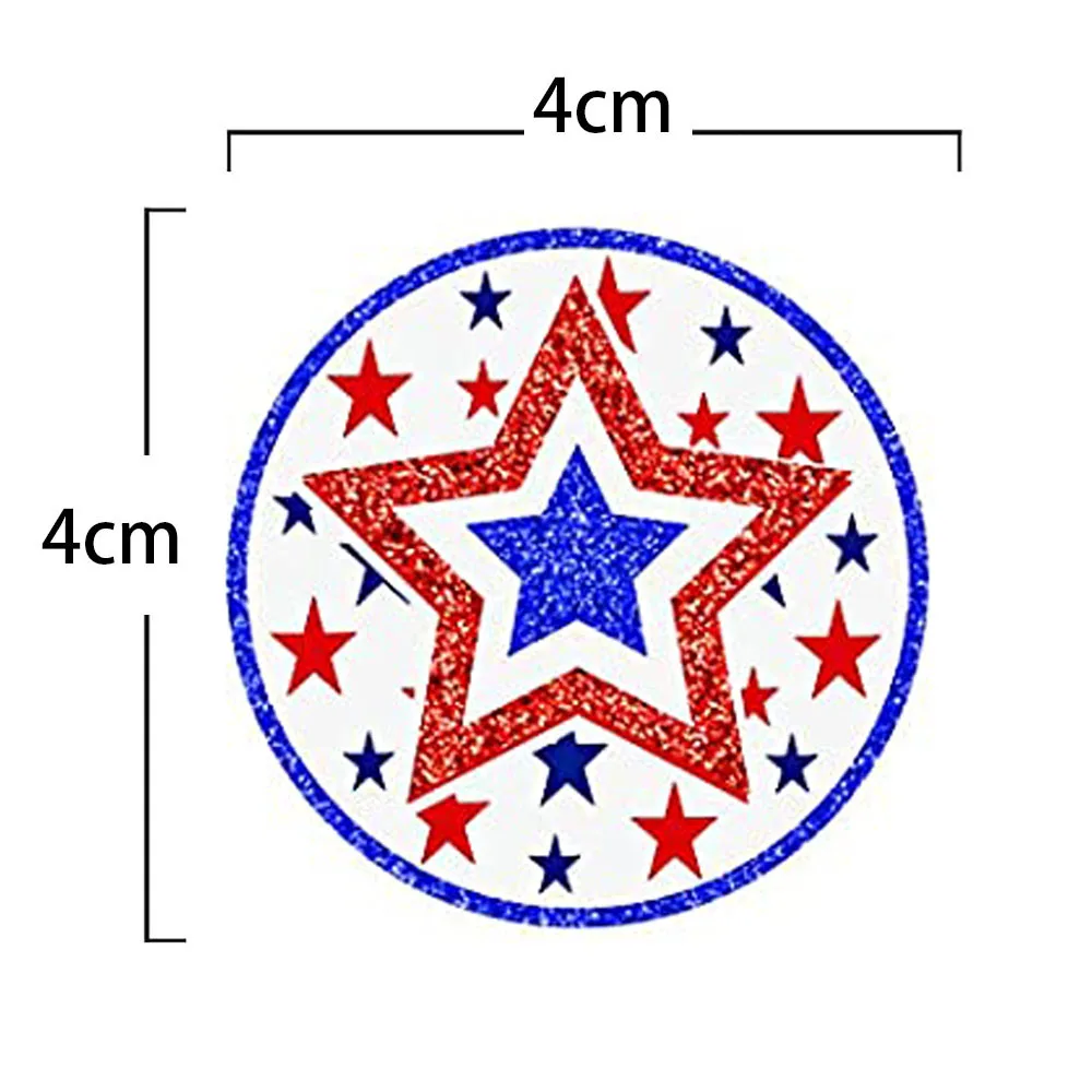 Flash Independence Day Stickers Patriotic Stickers Cute Fourth of July Stickers Decal hat balloons American Flag Star Rocket Shi