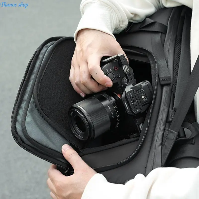 

Lightweight Protective Camera Bag Insert Featuring Shoulder Strap and Hand Carry Option Ensuring Easy Portability X37A