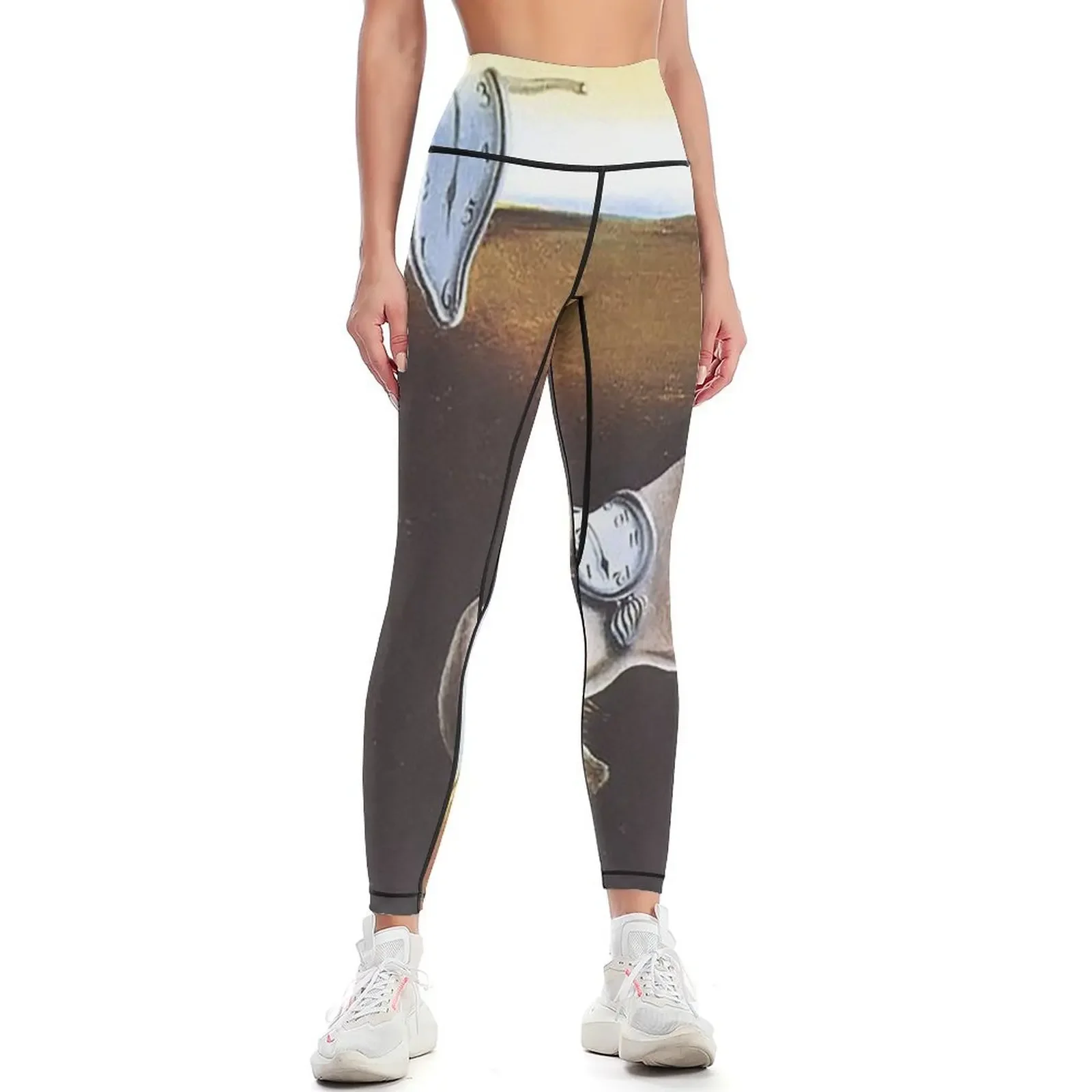 

The Persistence of Memory (1931) - Леггинсы Salvador Dali, спортивная одежда для спортзала, женская одежда с эффектом пуш-ап, женские леггинсы для фитнеса