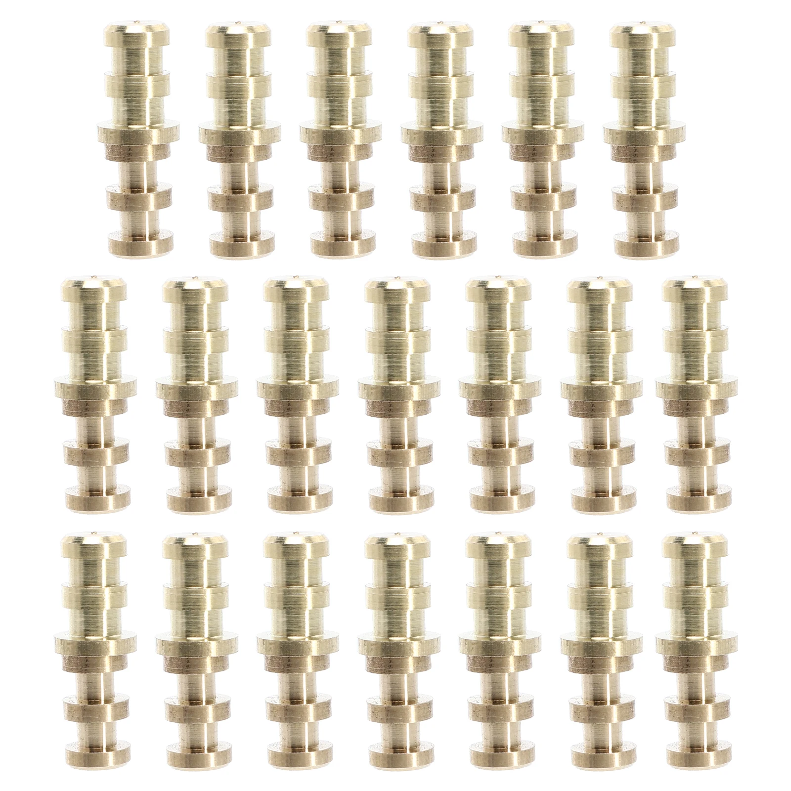 

20 set Dining Table Latch Board Holder Bolt Sleeve Metal Dowels Replacement Corrosion Resistant for Broken Plastic Wood