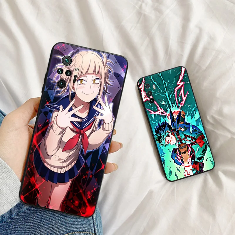 Ultra Thin Silicone Phone Case For Xiaomi Poco X3 X4 X5 C61 F3 F4 F5 C40 C50 C51 M5 M4 M3 My Hero Academia Bakugou Katsuki Cover