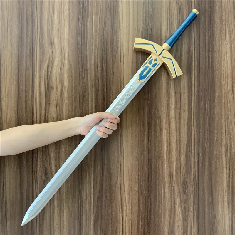 80 cm Sabel Overwinning Zwaard Fate Stay Night Zwaard Nasir Wapens Cosplay Prop Model Gift PU Rubber Ongeslepen Speelgoed