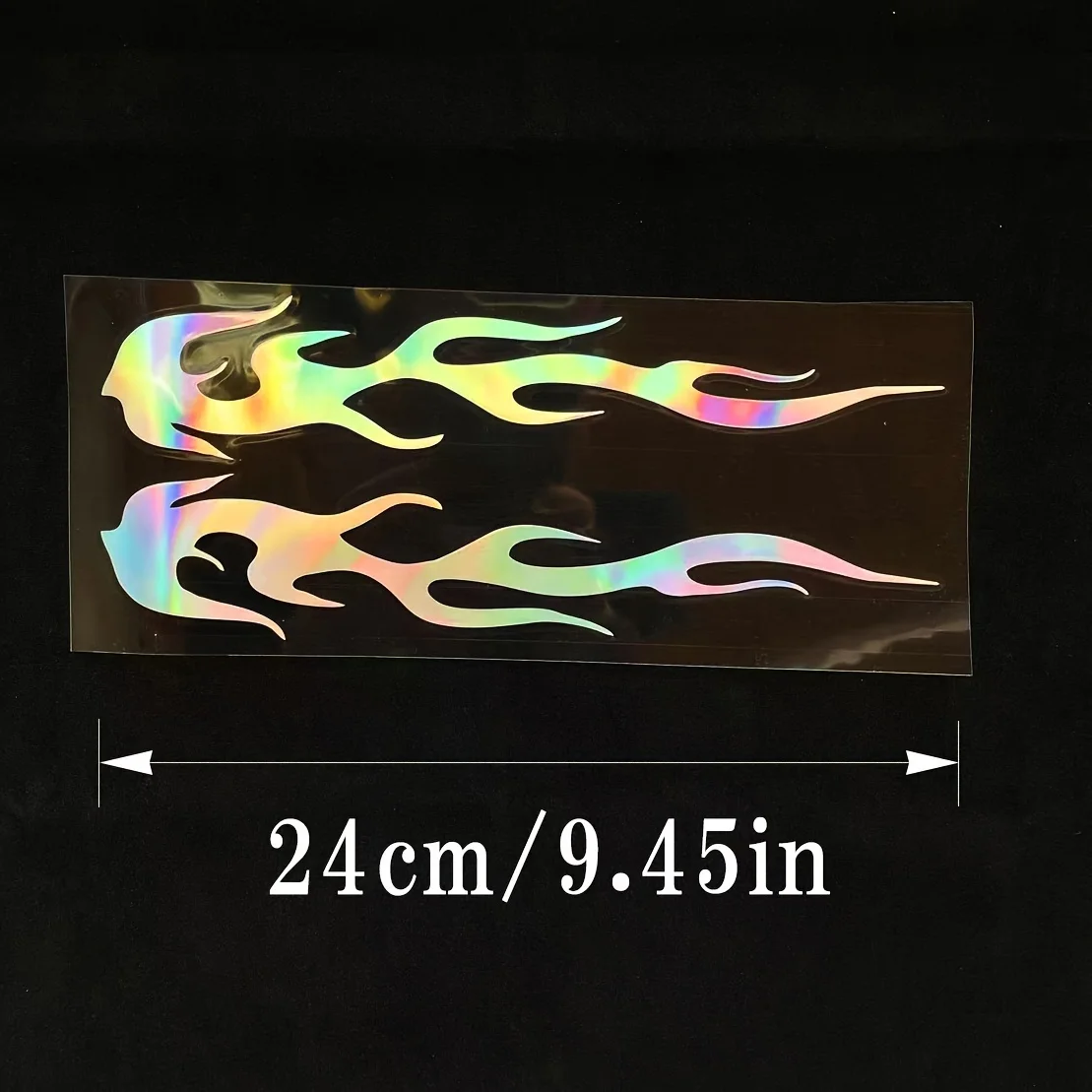 ملصقات زخرفية مزدوجة الجانب مرئية ليلية عاكسة للضوء مقاومة للماء ومتينة لتعزيز السلامة وديكور شخصي للمركبة #2