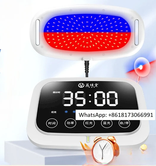 Red blue light therapy instrument for shoulder, neck, breast and gynecological comprehensive physical therapy