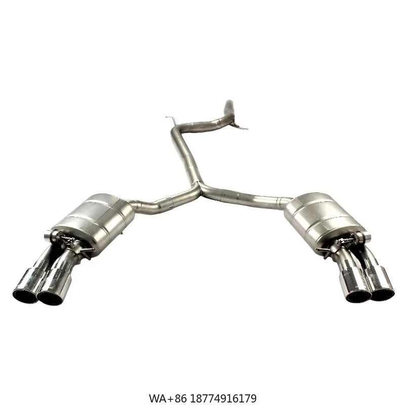 

High Quality Catback for A4L B9 2.0T 2017-2021 SUS Exhaust Pipe Modified System With Exhaust Valvetronic Muffler