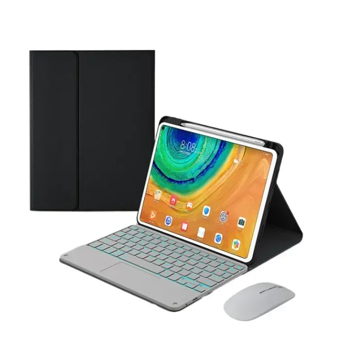 Touchpad Backlit Keyboard Cover for Xiaomi Pad 6 Mi Pad 6 Pro 11 Inch Funda Tablets Keyboard Case Fabric with Pen Holder