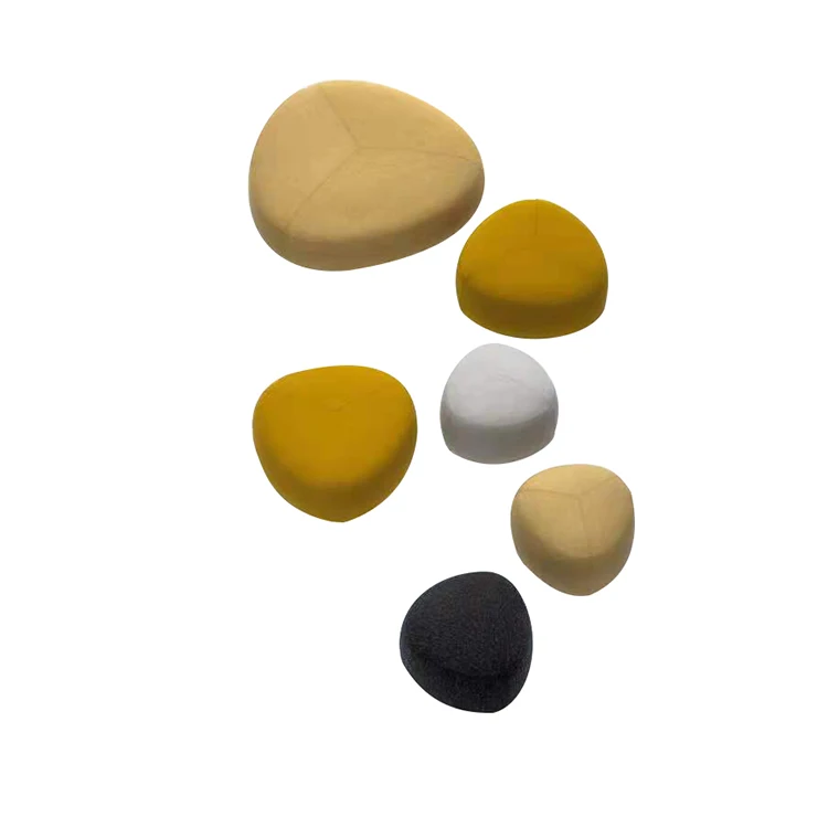 

Nordic creative style living room furniture multi-colored pebble fabric art sofa stool