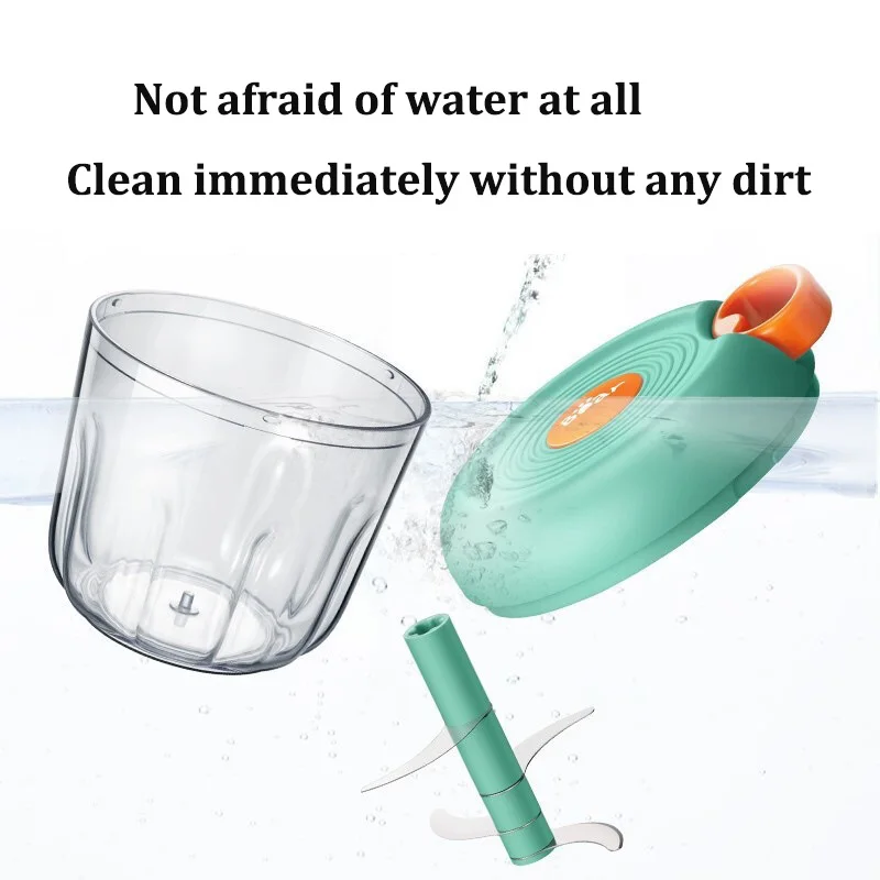 Picadora de carne Manual, picadora de ajo giratoria, prensa trituradora de ajo, cortador de cebolla y verduras, accesorios de cocina, 400/900ML