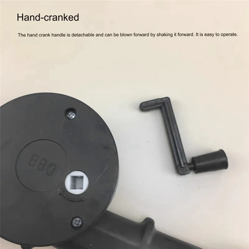 Wiatrak do grilla AB45, ręczny wiatrak do grilla, dmuchawa do grilla na piknik, ręczny wiatrak do grillowania, dmuchawa do grilla, narzędzia do grilla