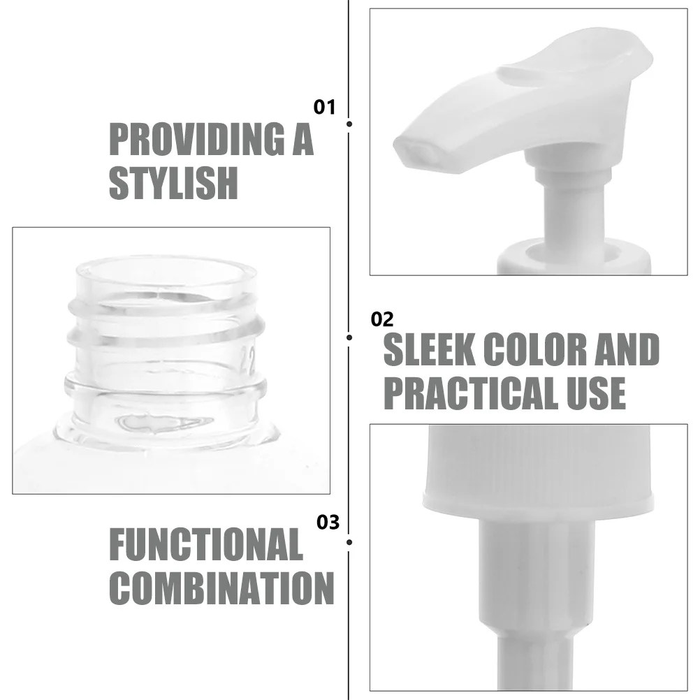 5 個の耐久性のあるプレスポンプボトル詰め替え可能なシャンプーディスペンサー 100 ミリリットルポンプボトル空のボトルボディウォッシュボトルソープディスペンサー