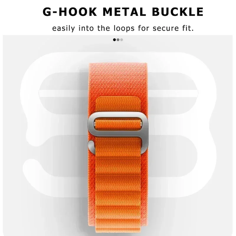 Correa deportiva Alpine Loop para Samsung Galaxy Watch 7/6/5/4 44mm 40mm 5pro 45mm pulsera de nailon Galaxy watch 6 Classic 43/47/42