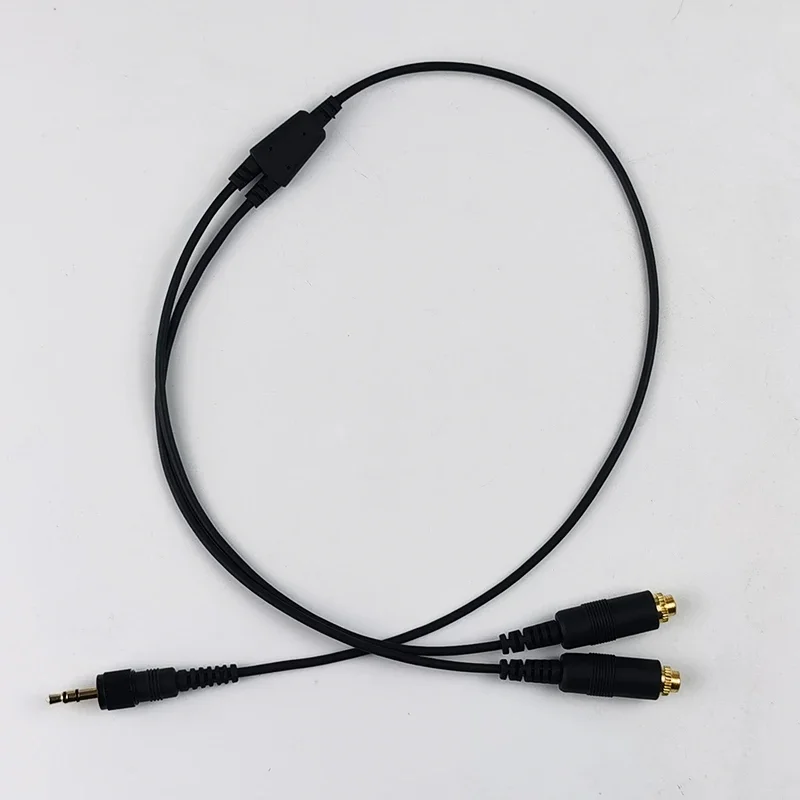 ميكروفون Canfon متوافق مع ميكروفون SONY Sennheiser Rode Saramonic Boya Comica وكابل صوت ذو وظيفتين