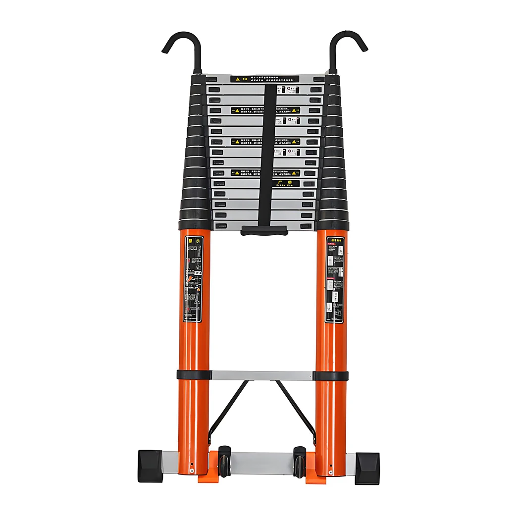 Telescopic Extension Ladder Portable Aluminum stairs Multifunctional folding ladder load 150kg