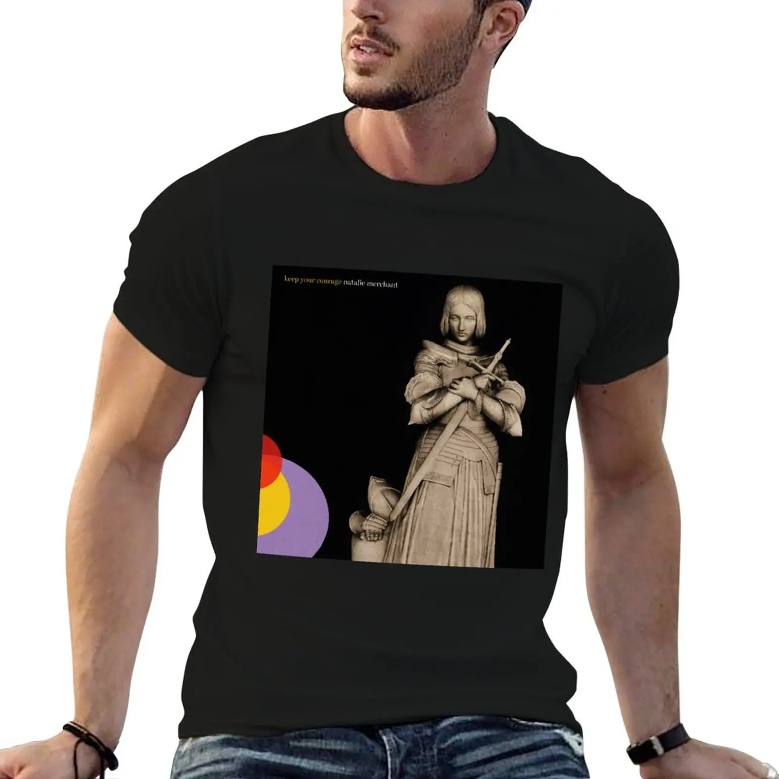 T-shirt Keep Natalie Your Courage Merchant pour homme, t-shirt en coton, t-shirts unis pour homme, pack de t-shirts blancs