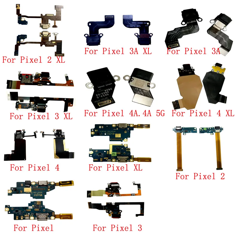 

1Pcs Dock Port Jack Connector Plug Charger USB Charging Board Contact Flex Cable For Google 3XL Pixel 4 3 4A 5G 2 XL 2XL 4XL 3A