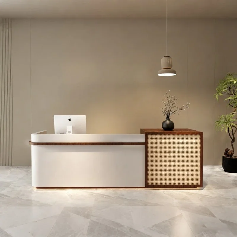 Checkout Help Reception Desk Modern Beauty Salon Infodesk Reception Desk Multipurpose Shop Mesa De Centro Industrial Furniture