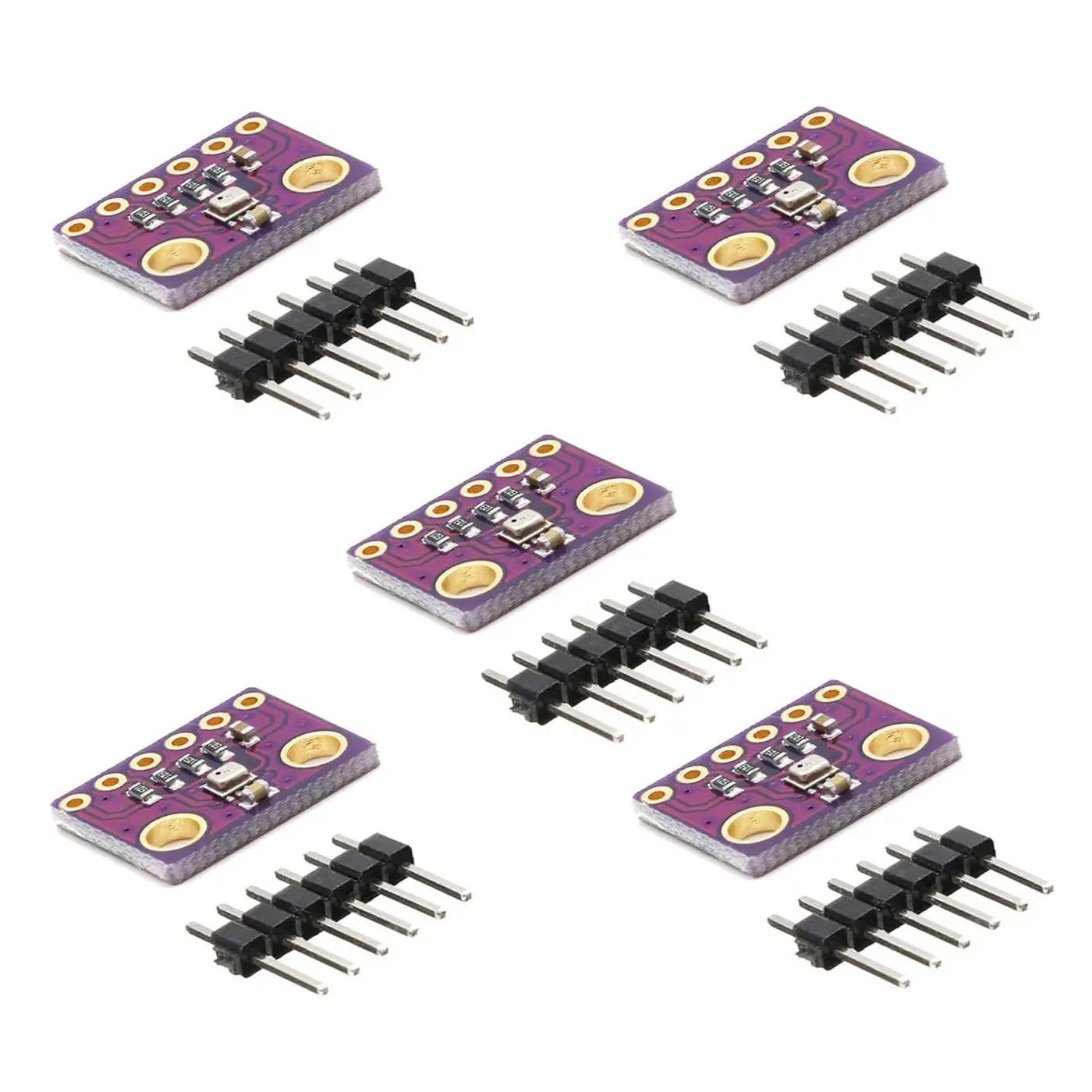 5pcs BMP280 3.3V 5V Módulo sensor de pressão atmosférica de alta precisão Módulo sensor de umidade e temperatura barométrica digital