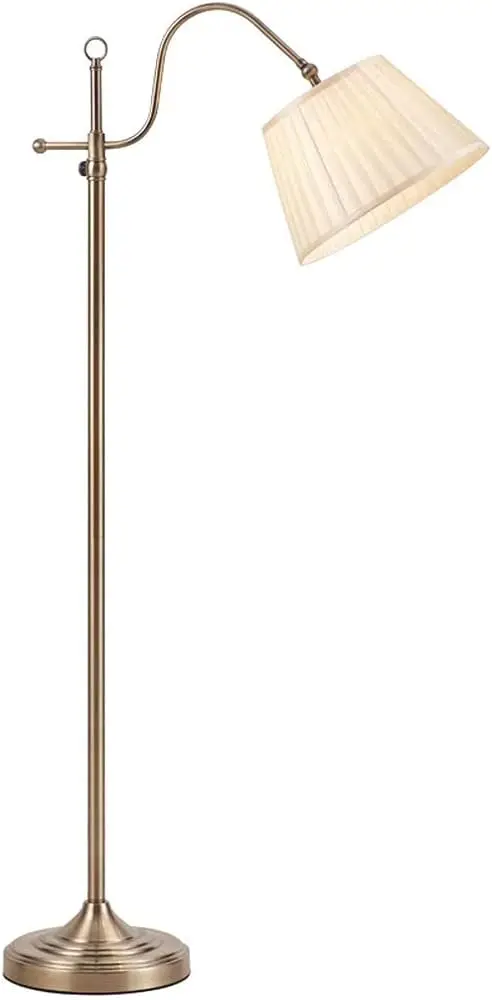 

Floor Lamp, Modern Tall Lamp, Standing Lamp for Living Room Bedrooms Office, Living Room Light, Fabric Lampshade