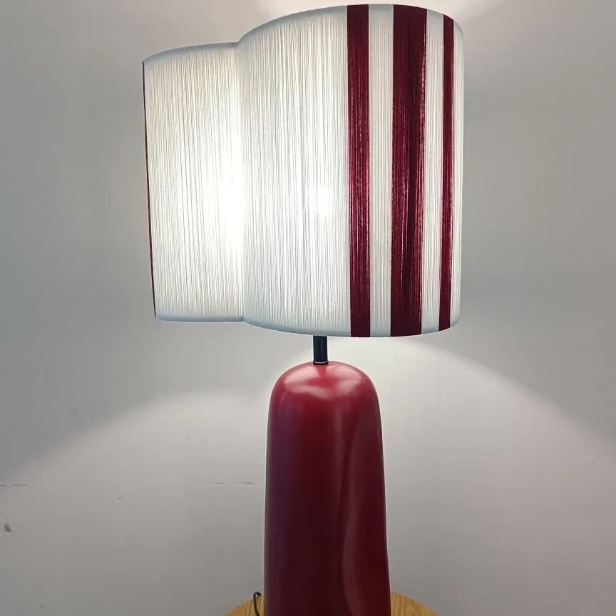 Hotel Nachttischlampe Dekoration Studie Schreibtischlampe Massivholz Baumwollseil Schreibtischlampe