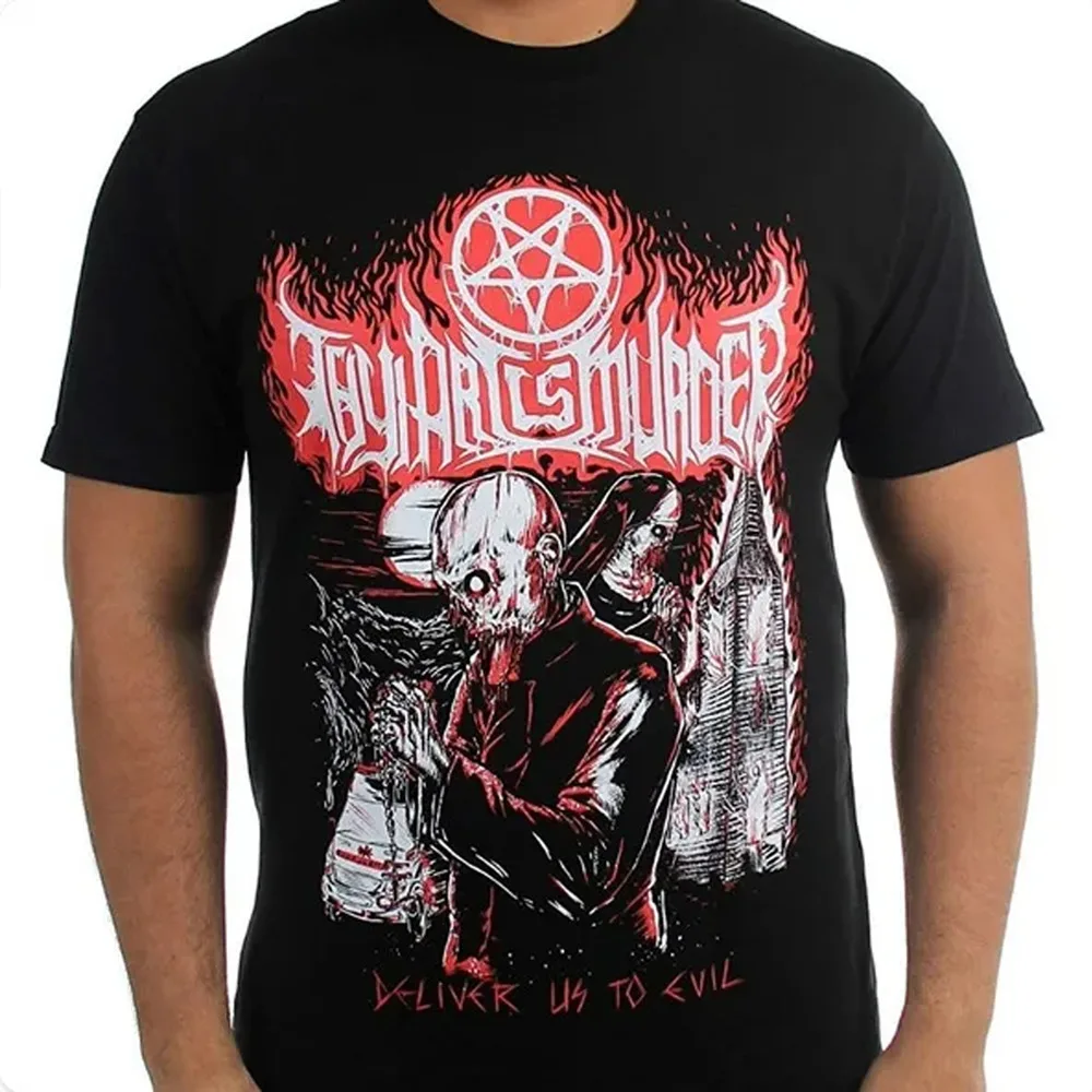 VTG Thy Art Is Murder band t-shirt black All sizes S to 345XL TA5480  High Quality 100%Cotton Short Sleeve