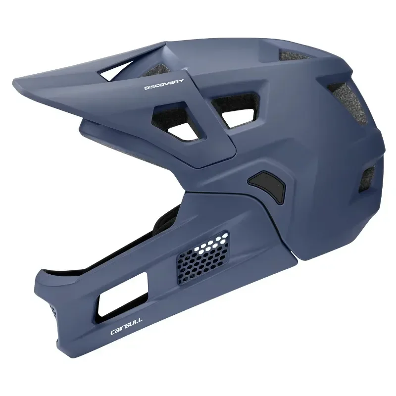 

Adult Mountain Bike Helmet Adjustable Detachable Full Face Helmet for Cycling Lightweight Breathable Helmet
