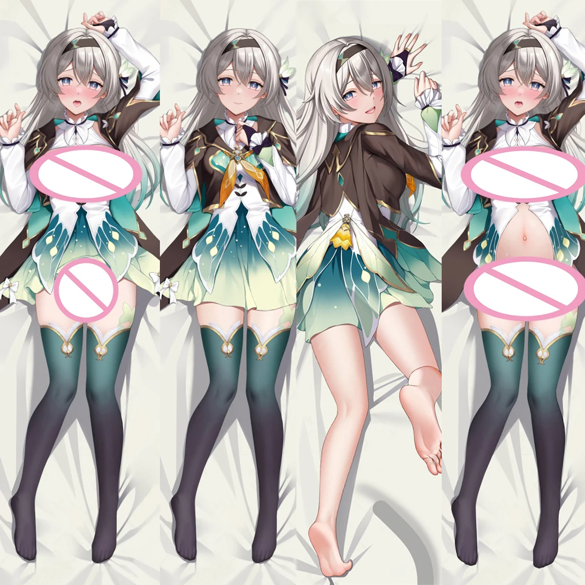 

Anime Peripheral Firefly Honkai: Star Rail Cosplay Dakimakura Hugging Body Pillow Case Game Otaku Cover Gift