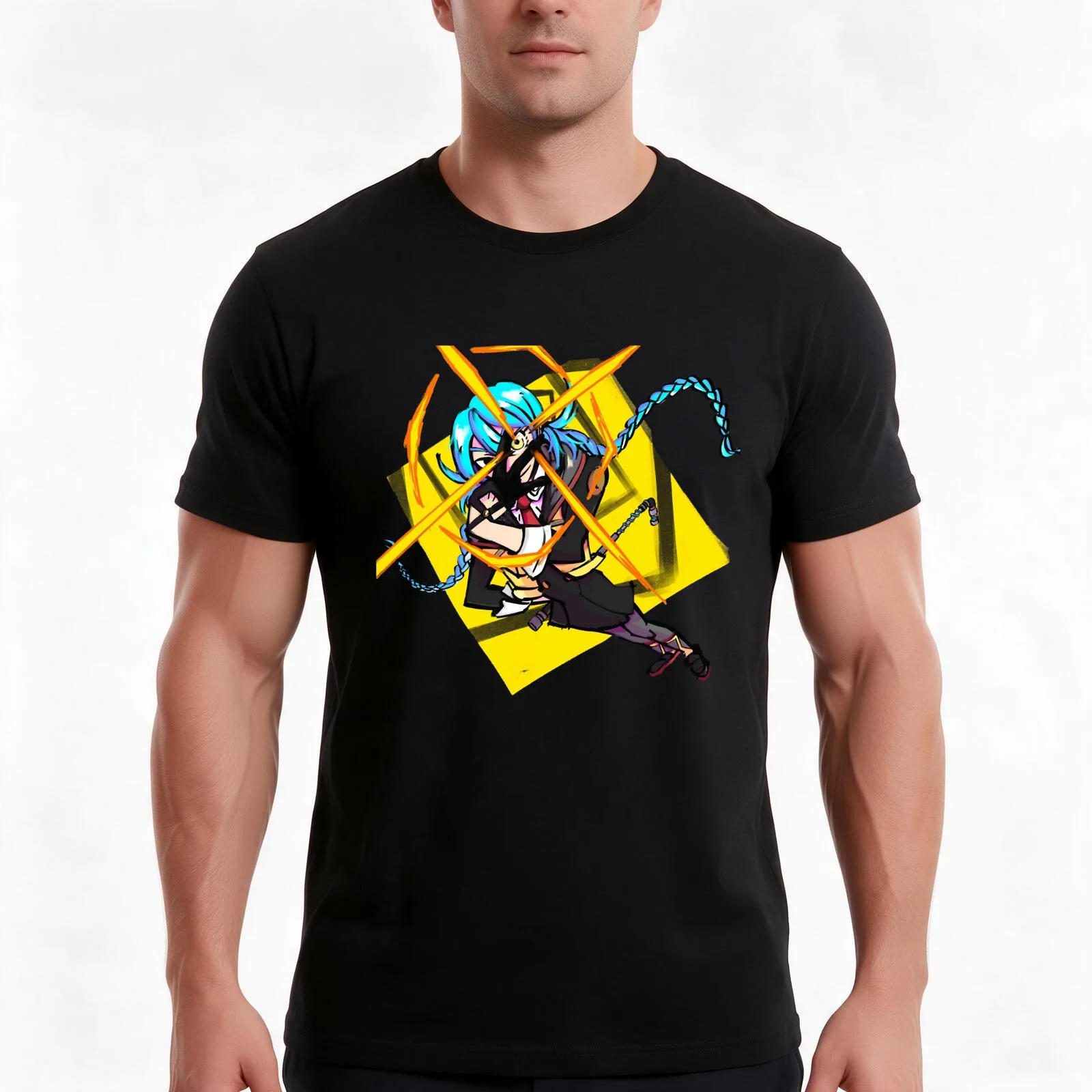 Ai The Somnium Files T-Shirt, Summer Casual Cotton Tee, Oversized Streetwear Tops, Vintage Graphic Print, Loose Fit Short Sleeve