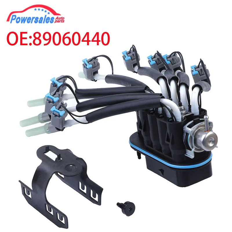 Nuevo inyector de araña de combustible 89060440 de 8 cilindros para Chevrolet Suburban/Tahoe/Savana GMC Chevy Express 5.0L 5.7L V8 FJ504 5340347