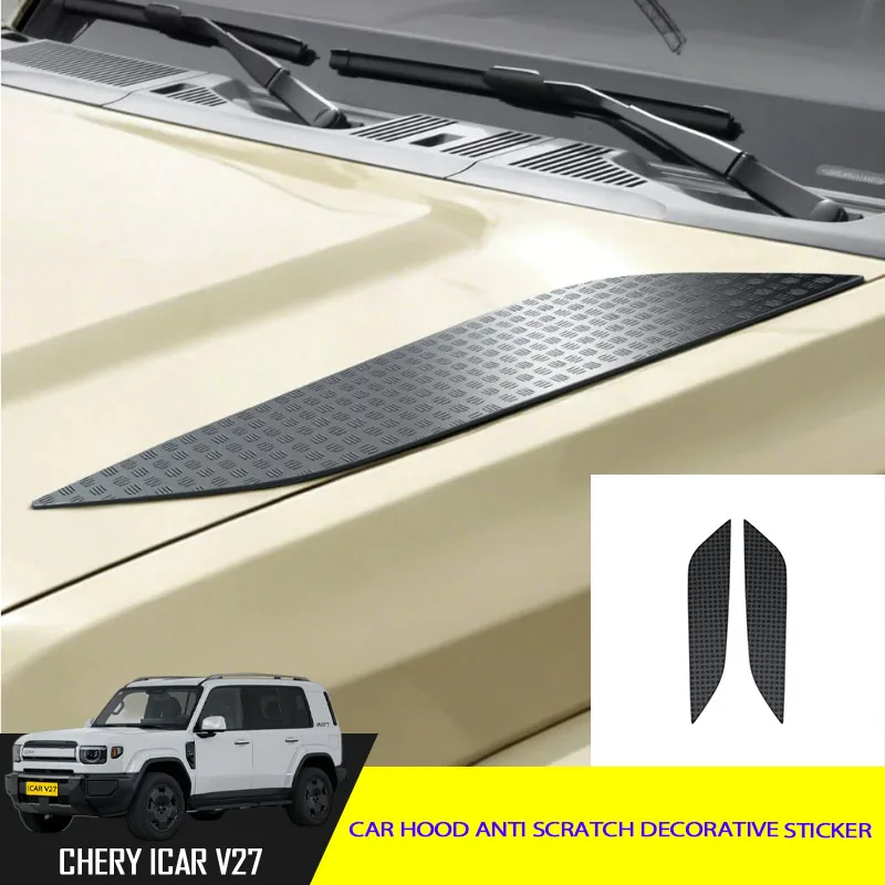 

Car Hood Anti Scratch Decorative Sticker Fit for Chery ICAR V27 2026 Car Hood Anti Scratch Decorative Sticker Car Accessories