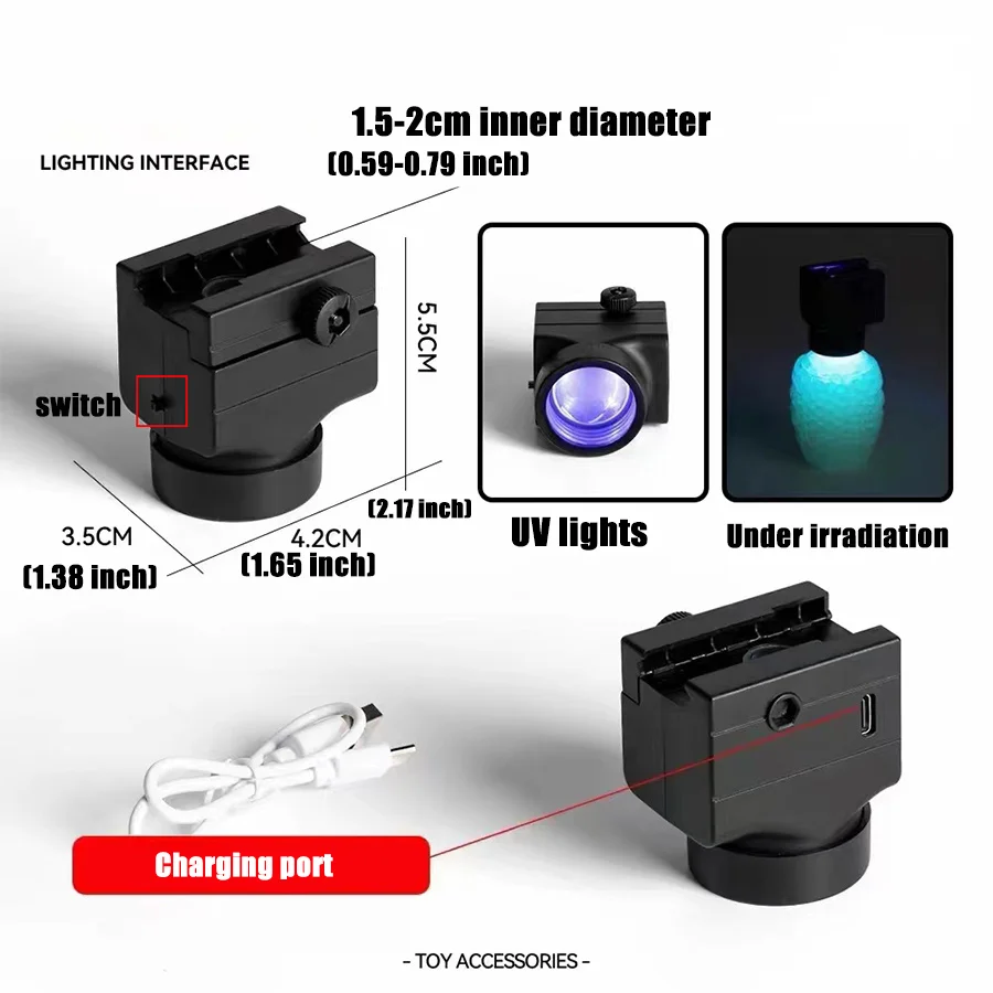 젤 볼 블래스터 활성제, 2팩이 포함된 젤 건 액세서리 어둠 속에서 빛나는 스플래트 건 탄약, 젤 블래스터와 호환 가능