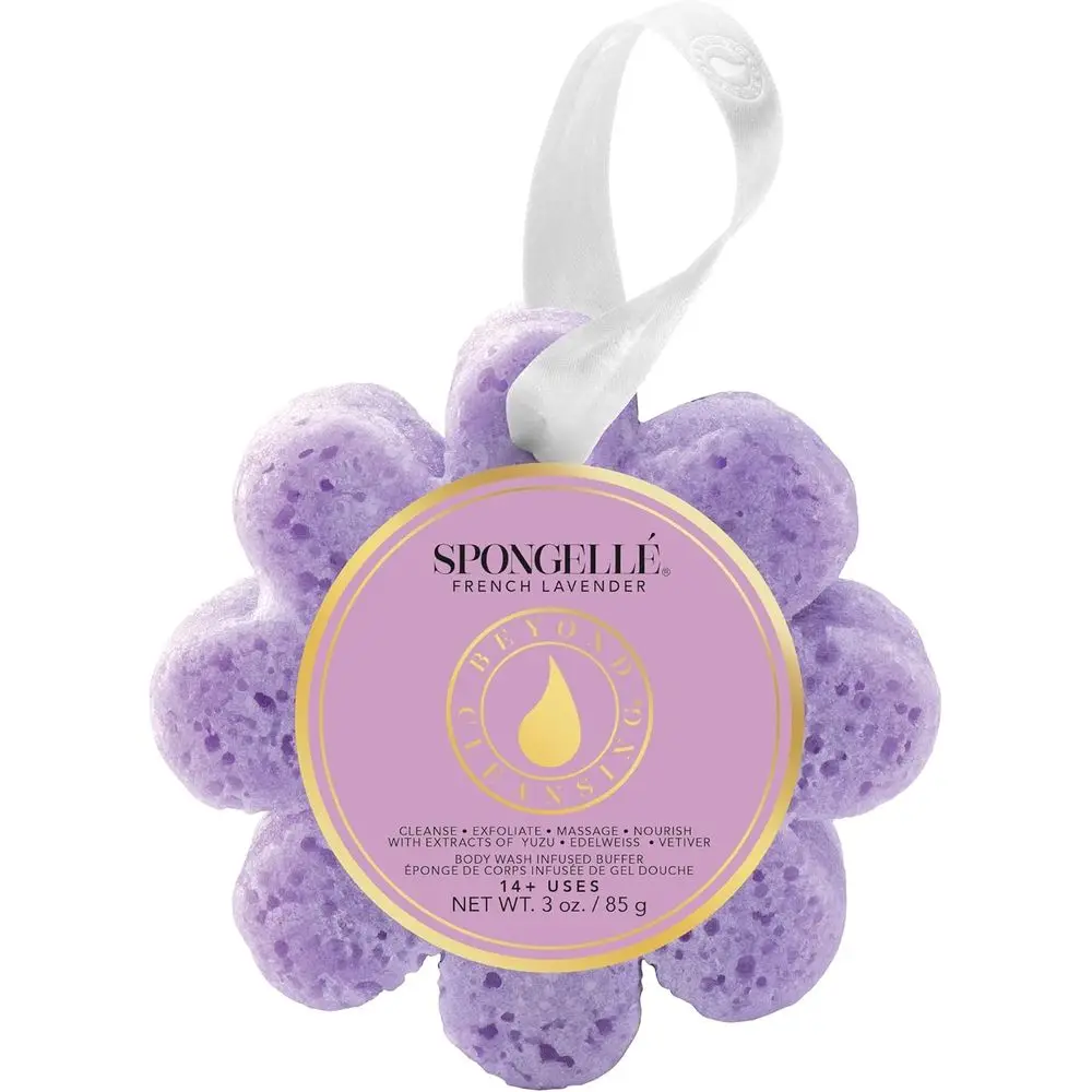 

Wild Lavender Bath Sponge with Body Wash & Scrubber for Women, 14+ Uses
