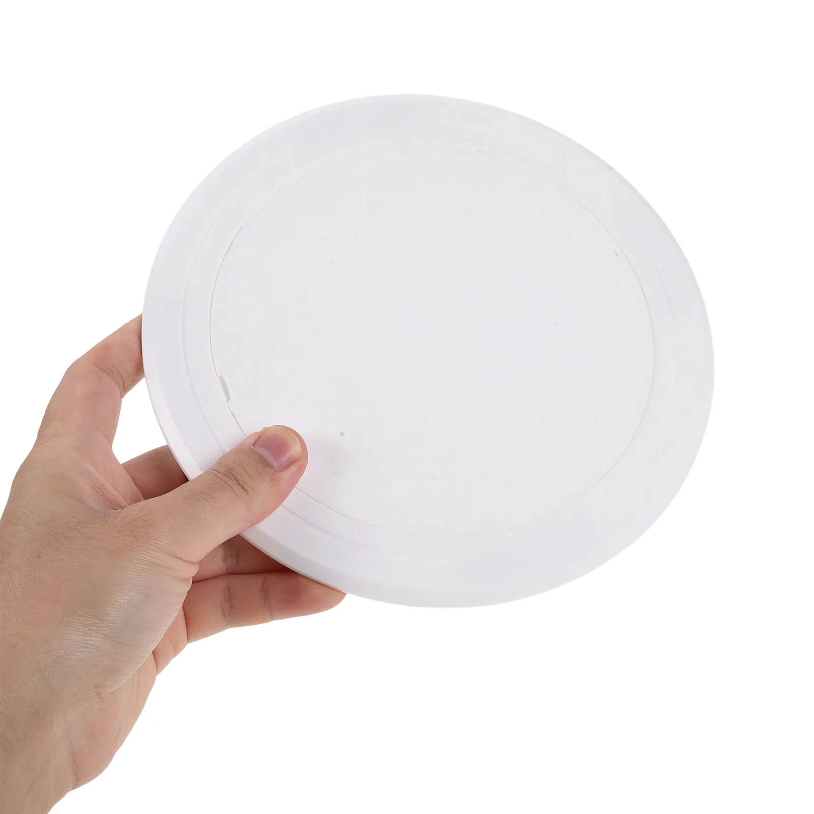 Self Adhesive Access Panel Cover 15Cm Round Inspection Hole Cover No Drilling Ceiling Wall Plate for Bathroom Kitchen Plumbing