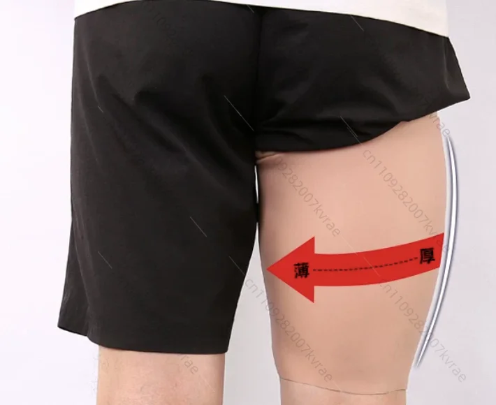 Silicone Thigh Enhancer Leg Fake Realistic Rich Legfor Leg Scar Tattoo Birthmark Obscuring Thigh Correctors