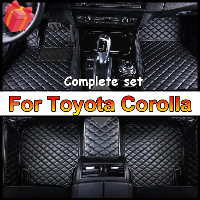 

Custom Car Floor Mats For Toyota Corolla Auris Auto Carpets Foot Coche Accessories
