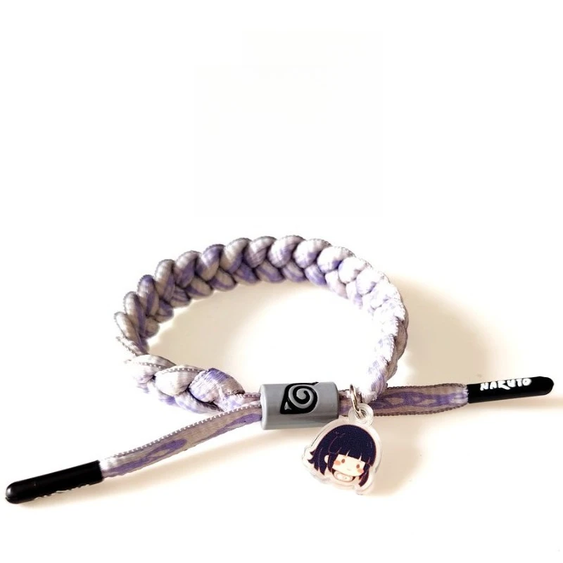 NARUTO Uzumaki Naruto Uchiha Sasuke Hatake Kakashi Creative Reflective Bracelet Secondary Animation Peripheral Woven Hand Rope view 3