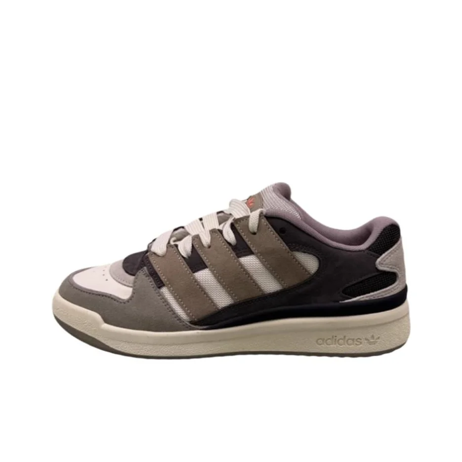 Adidas Originals FORUM 2000 Leather Low top Skateboard Shoes Unisex Brown JS3159