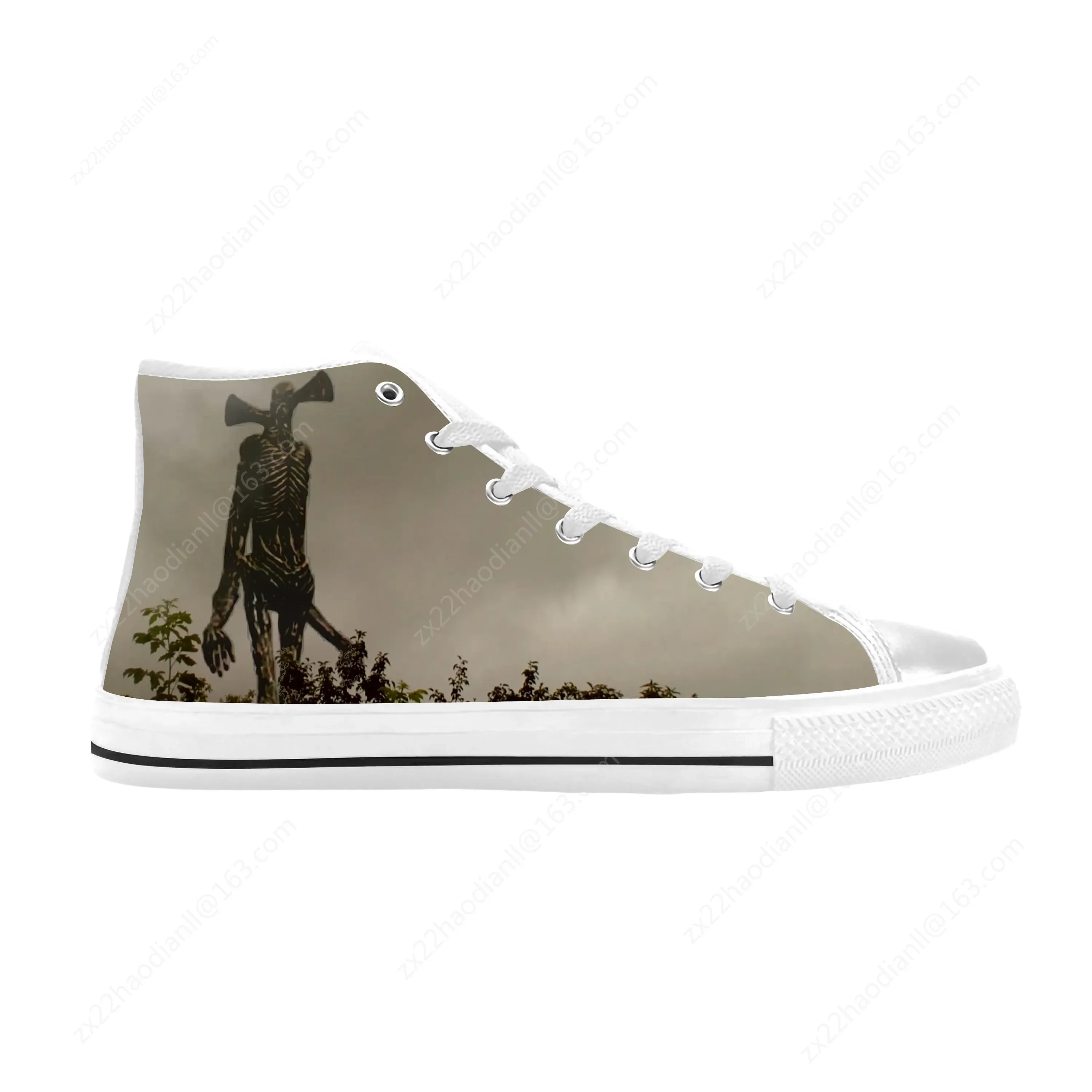 Head Horror Scary Halloween Monster Gothic Sirens Casual Cloth Shoes High Top Comfortable Breathable 3D Print Men Women Sneakers